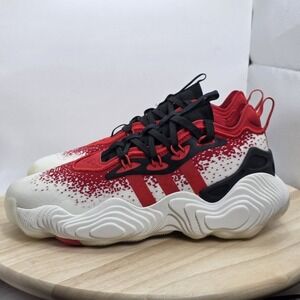 Mens Size 6.5 - Adidas‎ Basketball Trae Young 3 White Red New Shoes Rare IE2704